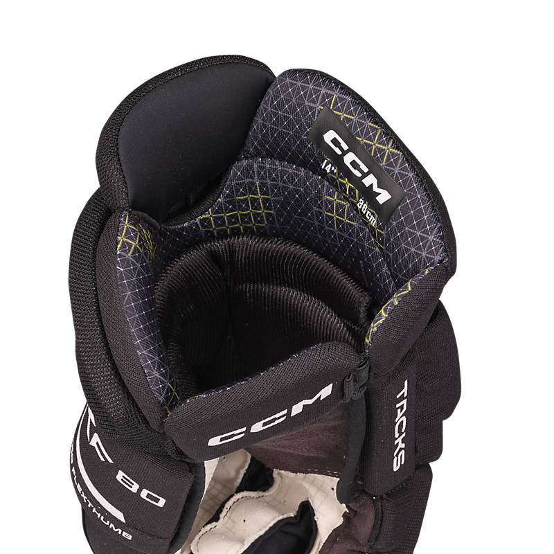 CCM HGXF80 Senior Hokey Eldiveni Siyah