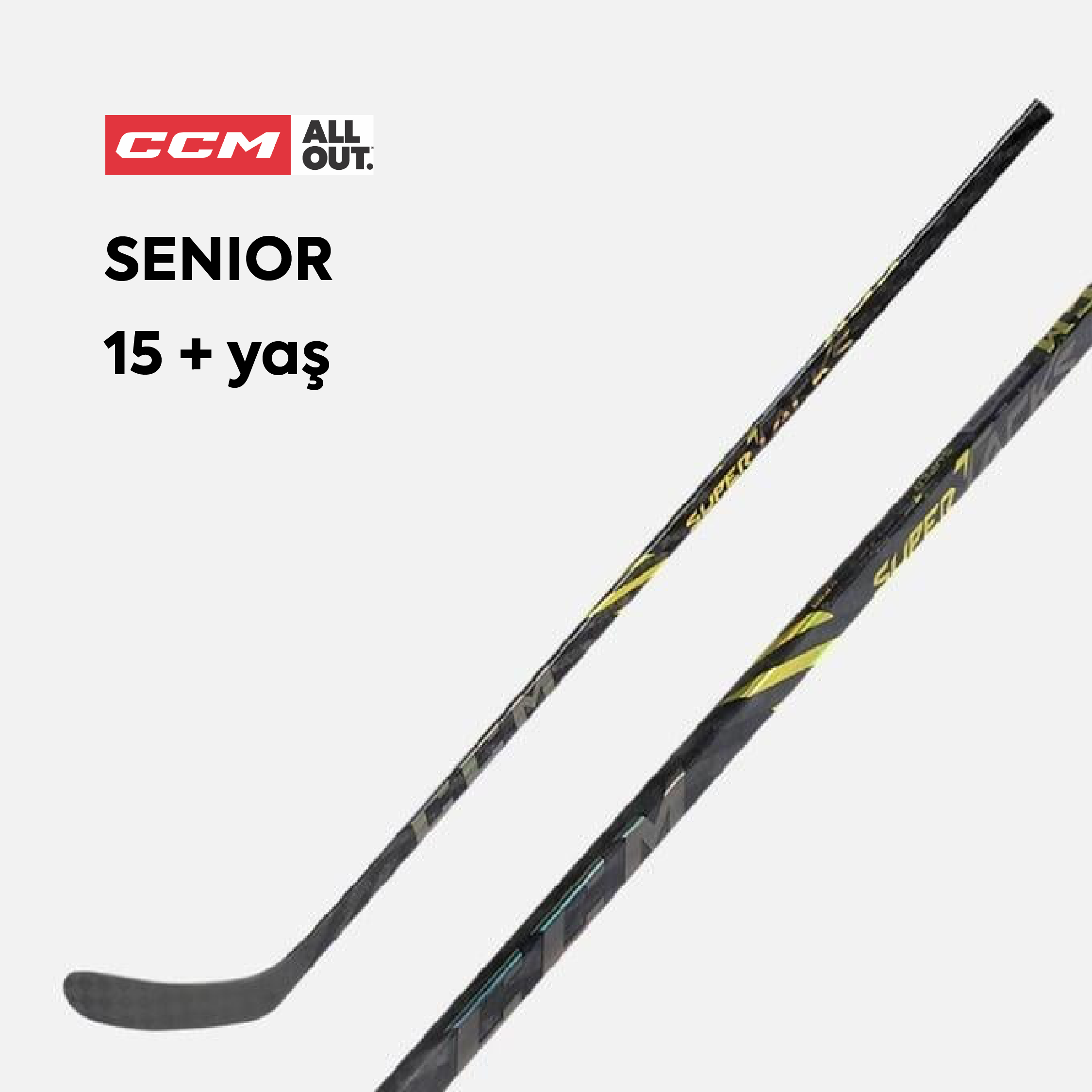 CCM Super Tacks AS4 Pro Senior 80 Flex P5 Kaşık Sağ Hokey Sopası
