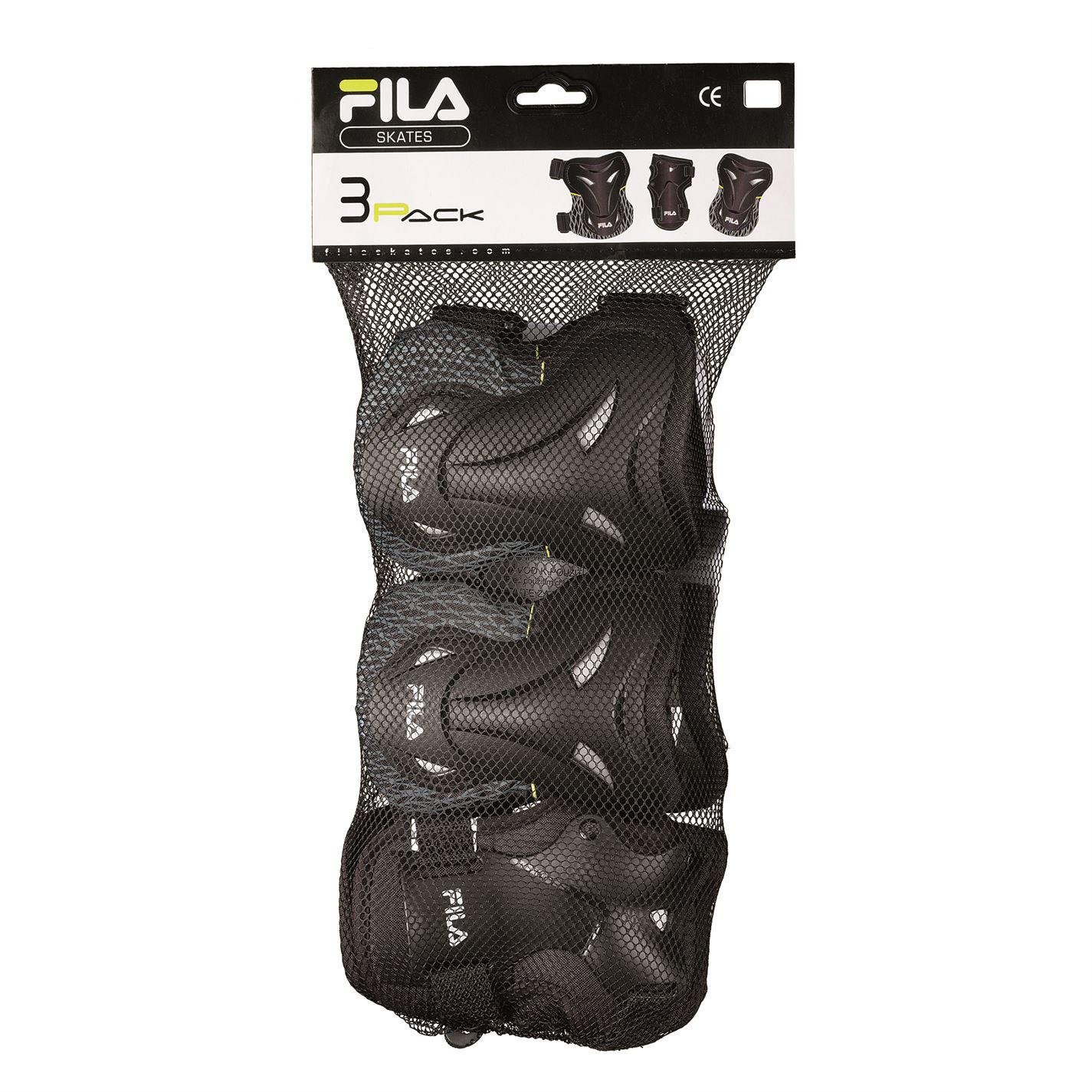 Fila 3 Pack Skate Pads XXS