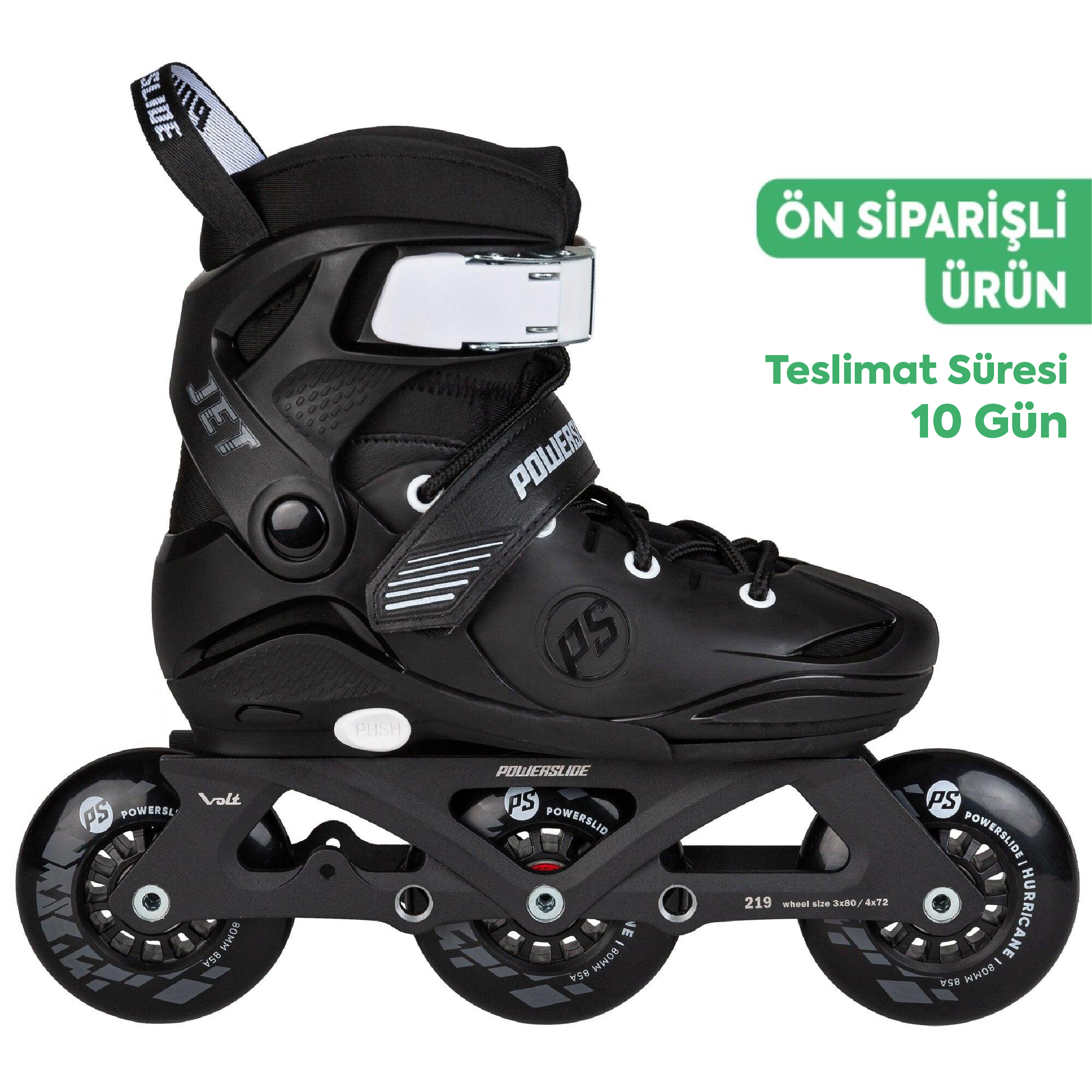 Jet Pro Black adj. Çocuk Pateni