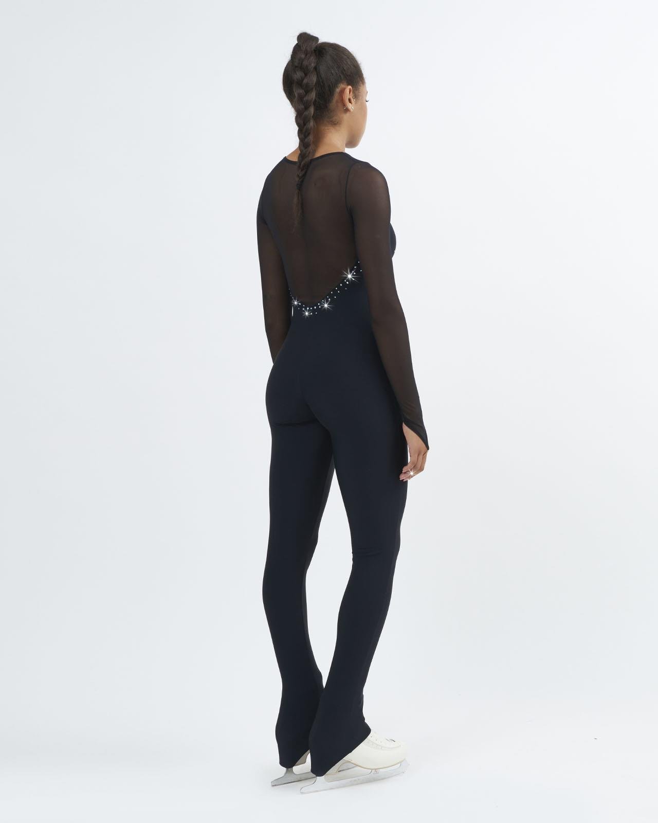 Kalp Yakalı Buz Pateni Elbise