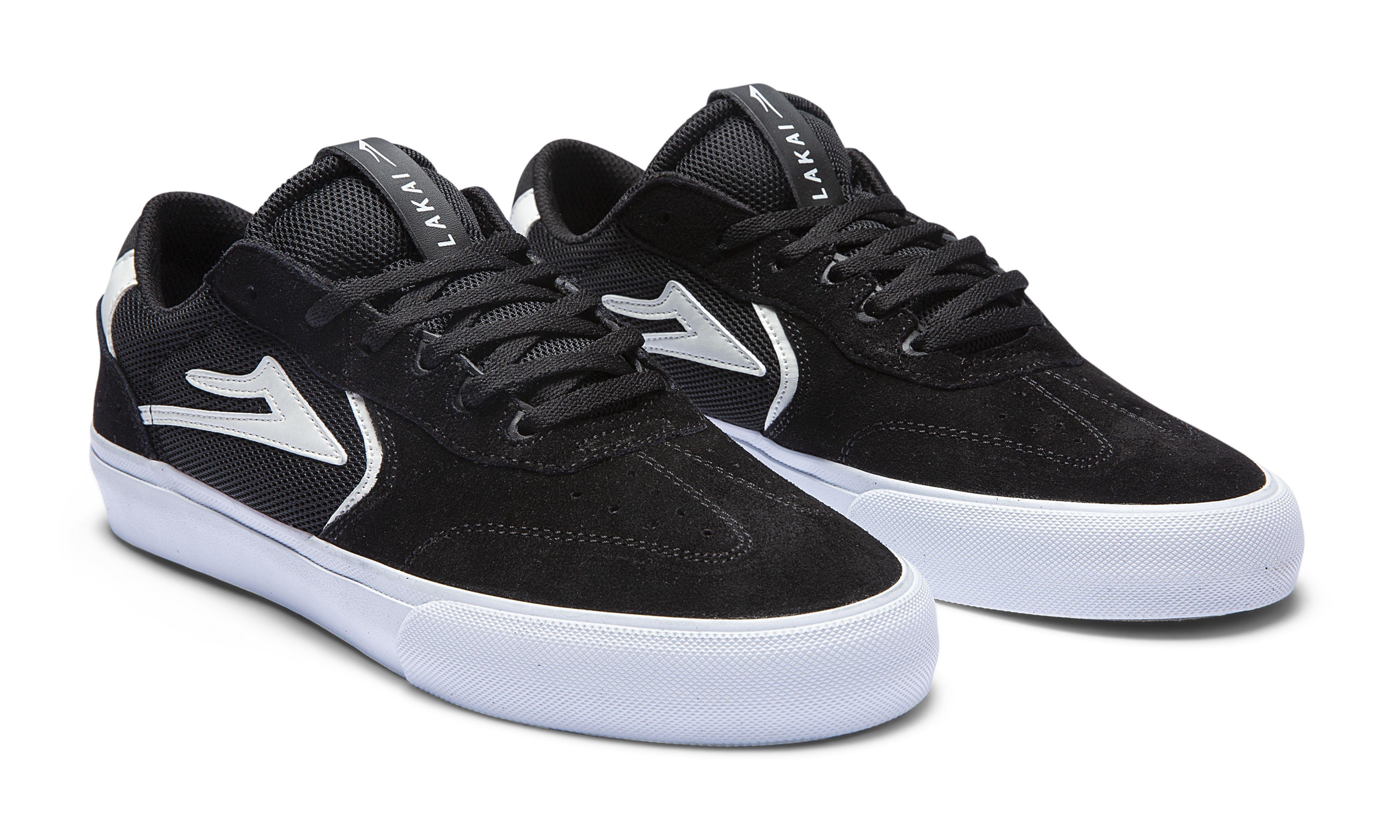 Lakai Atlantic Vulc Black/White Suede