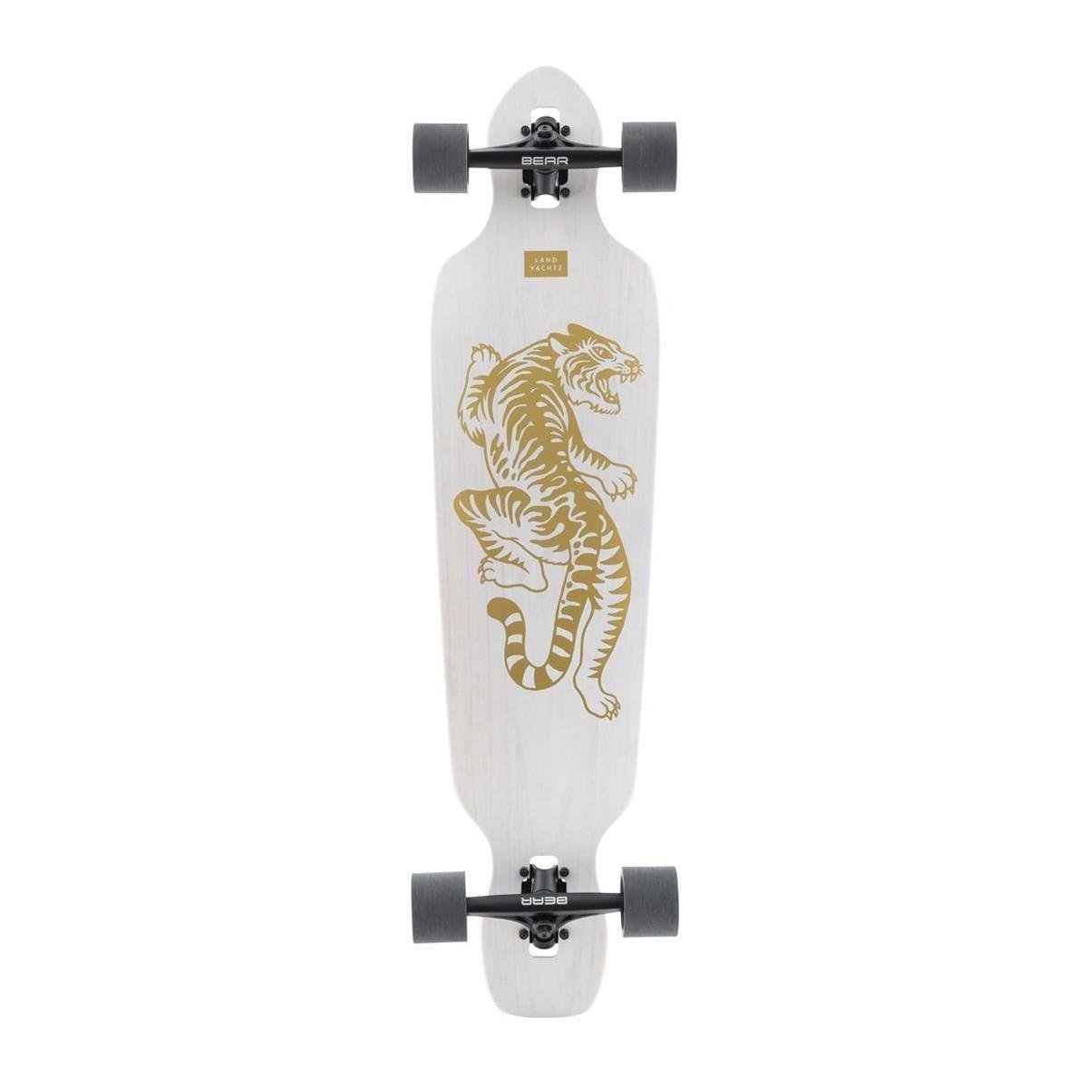 Landyachtz Battle Axe White Bengal Complete Longboard 38