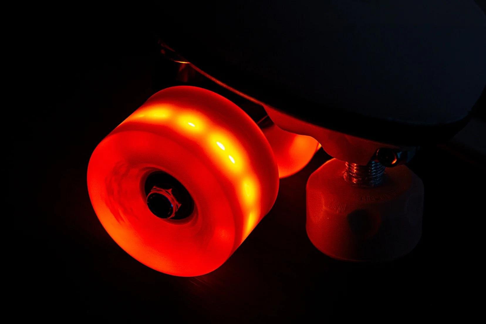 Neons Işıklı LED Tekerlek - Kırmızı