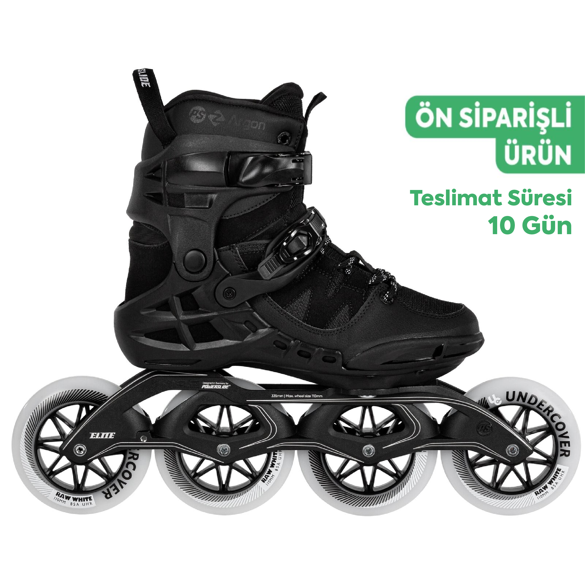 Phuzion Argon Road Black 110 Fitness Paten