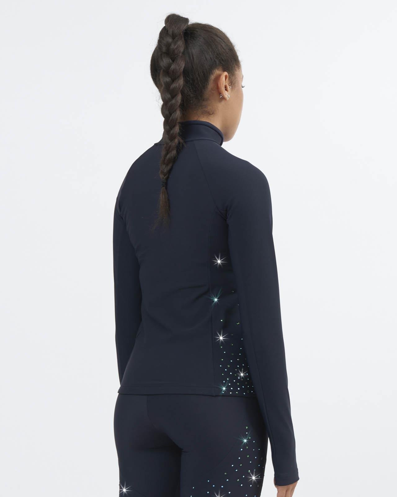 Yeşil Kristalli Termal Buz Pateni Ceketi