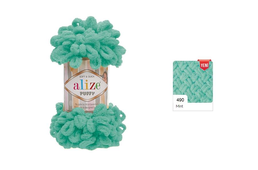 Alize Puffy Mint-490