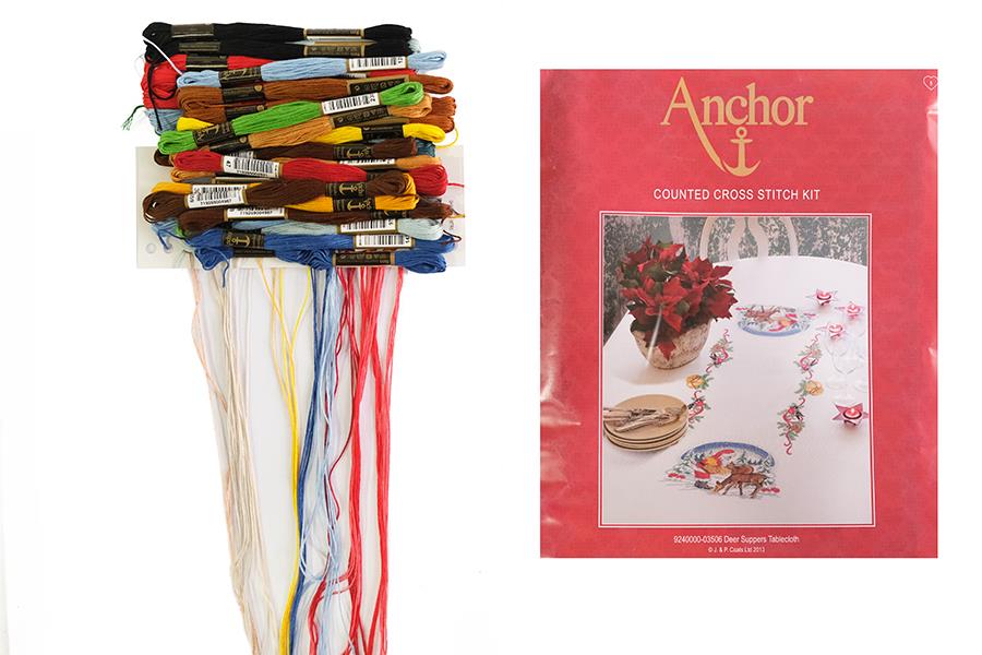 Anchor Masa Örtüsü Nakış Seti 03506