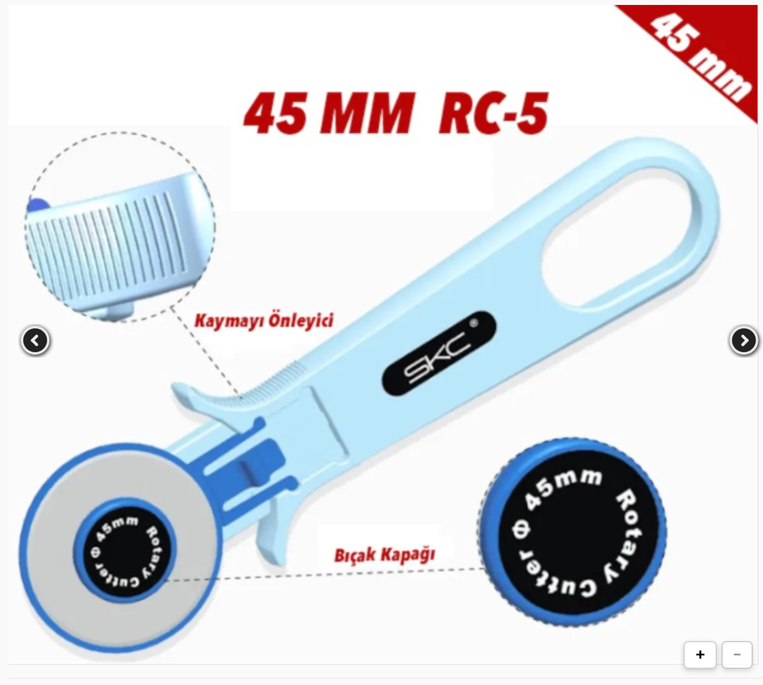 Skc Kırkyama Makası, Patchwork Makası 45mm Kesici - RC-5