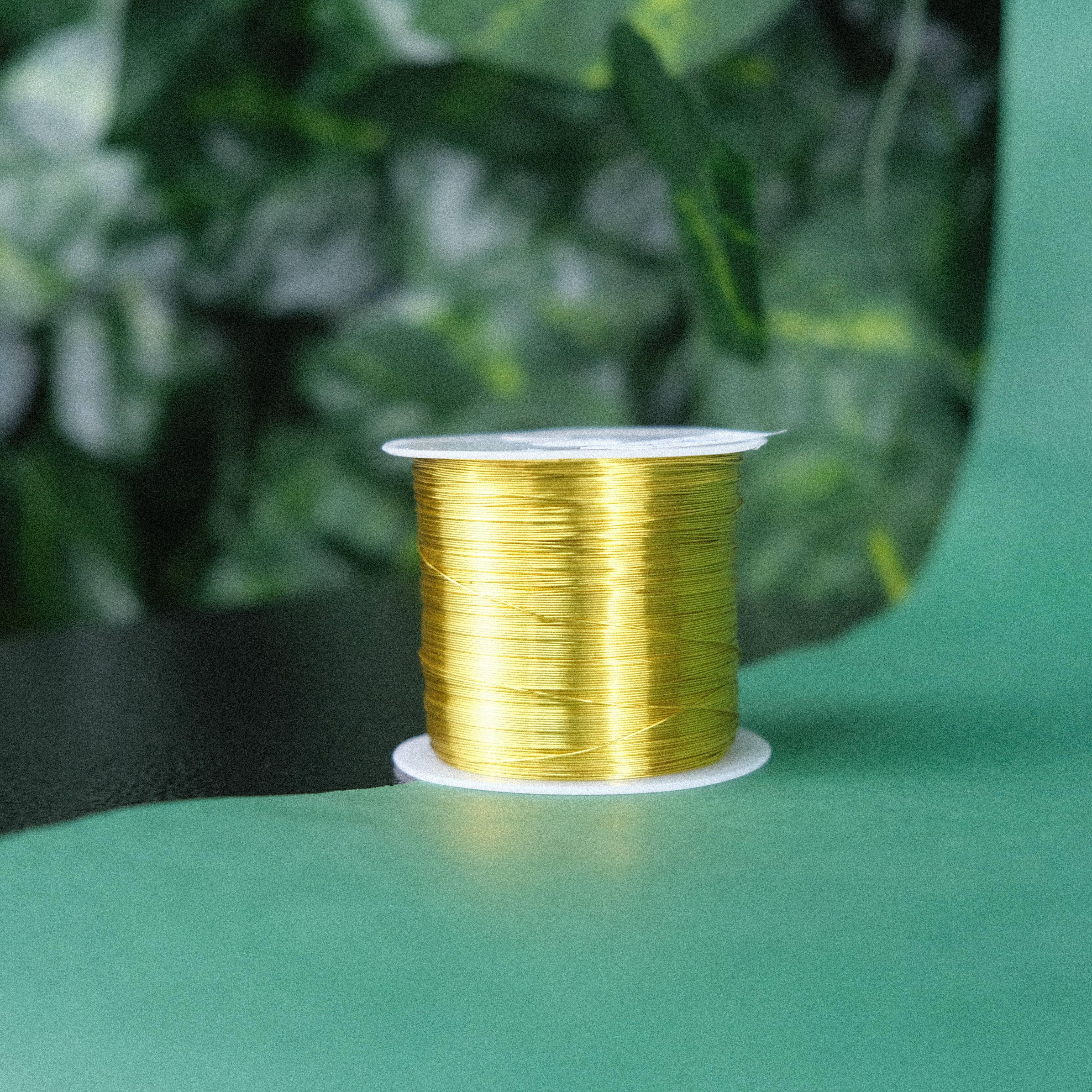 0.3 MM Bakır Tel Gold Takı Teli Filografi Teli Çiçek Teli 100 Gram