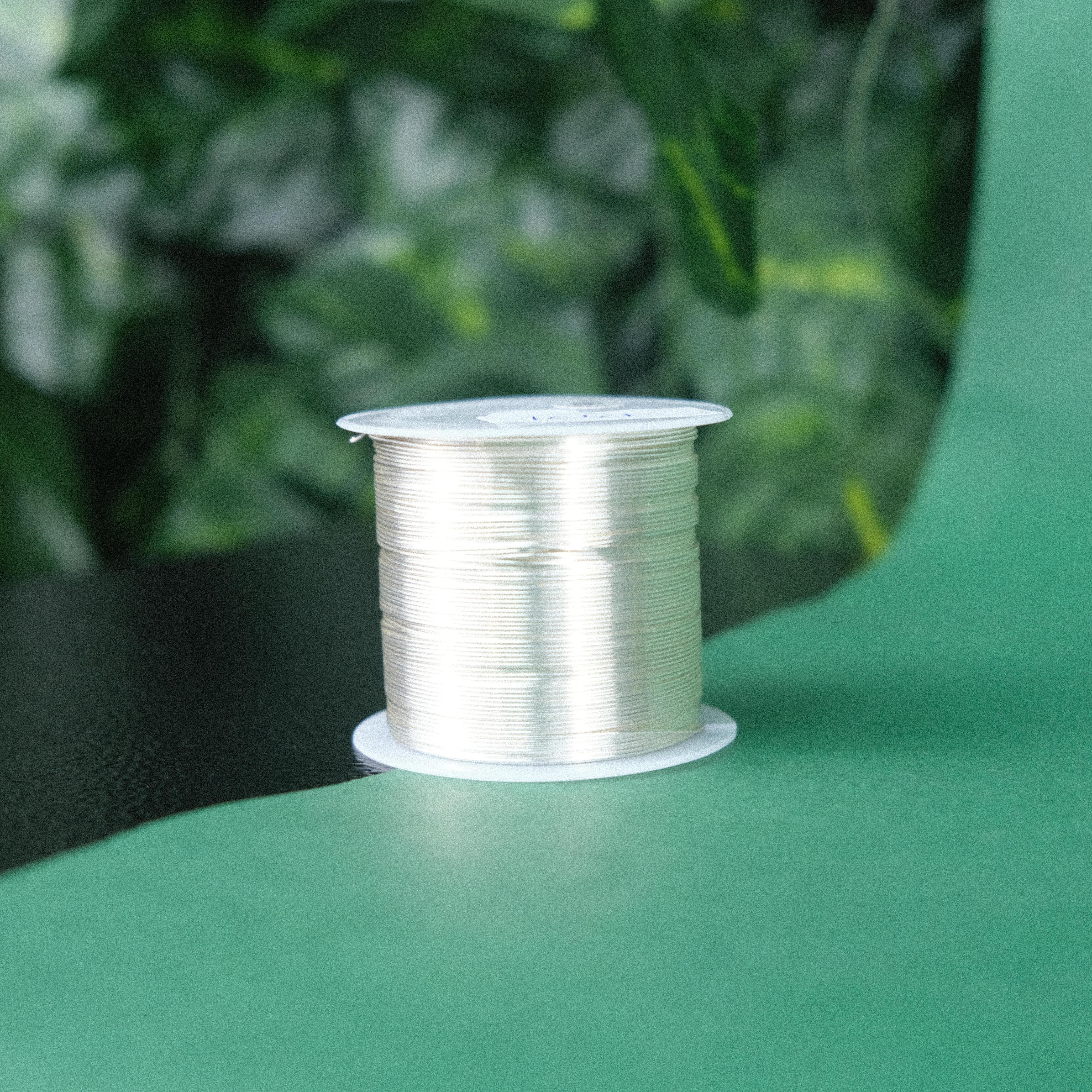 0.6 MM Bakır Tel Gümüş Takı Teli Filografi Teli Çiçek Teli 100 Gram