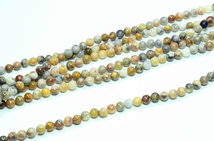 Akik Taşı Doğal Taş Dizisi 6 mm