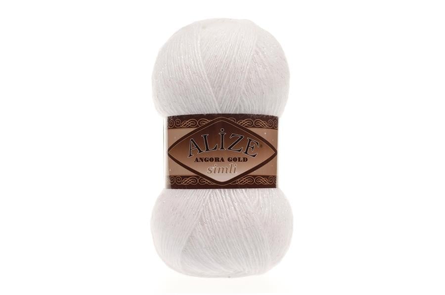 Alize Angora Gold Simli Beyaz-55