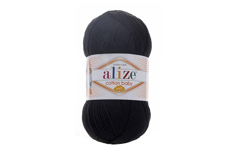 Alize Cotton Baby Soft Siyah-60