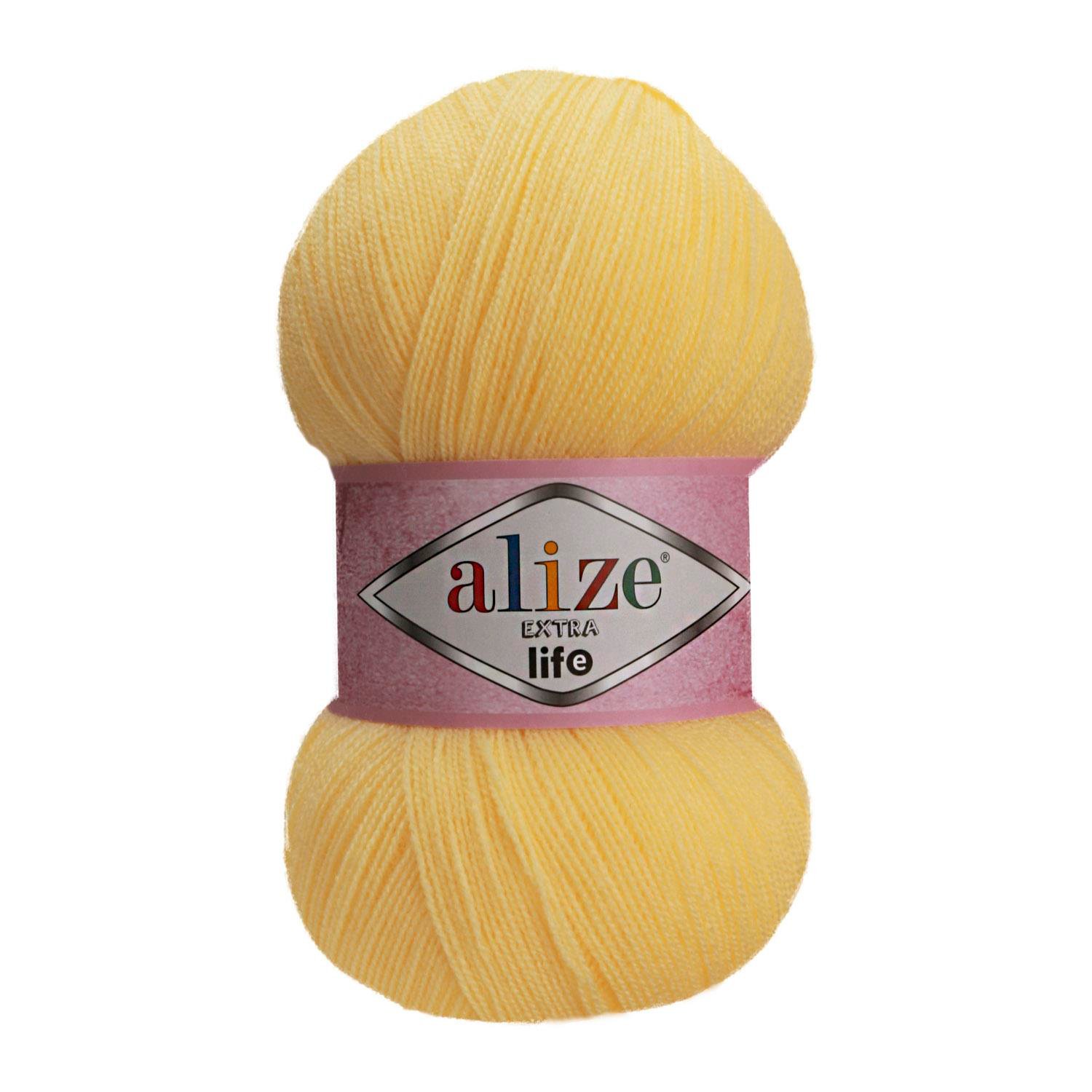 Alize Extra Life Açık Sarı 913