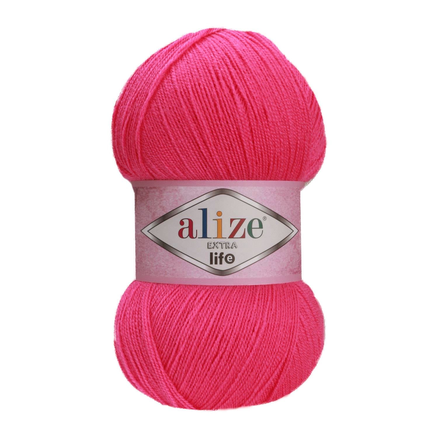 Alize Extra Life Fuşya 923