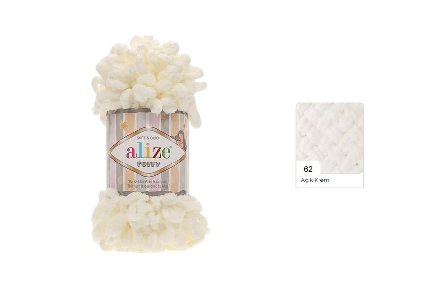 Alize Puffy Açık Krem-62
