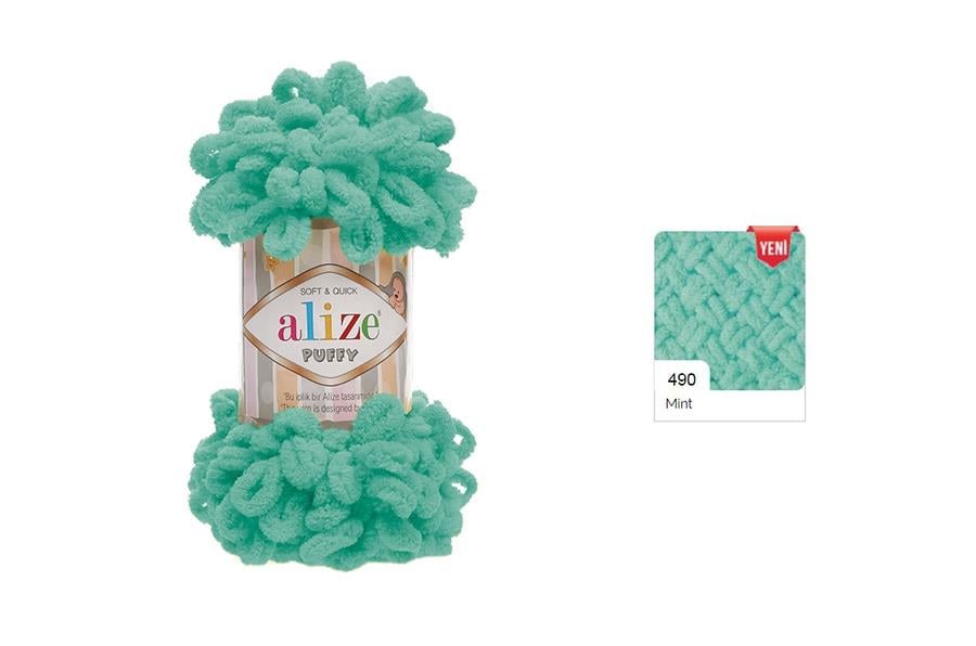 Alize Puffy Mint-490