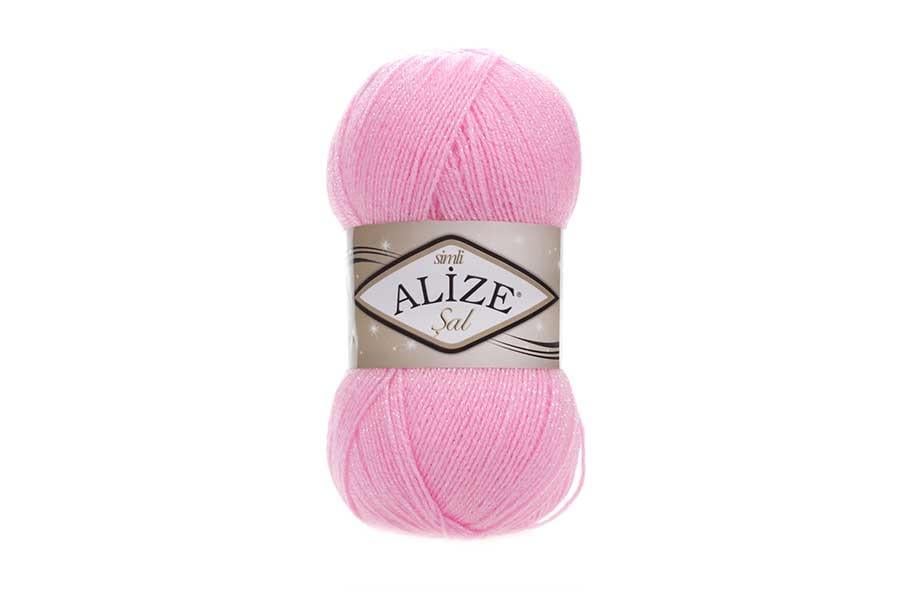 Alize Şal Simli Pembe-191