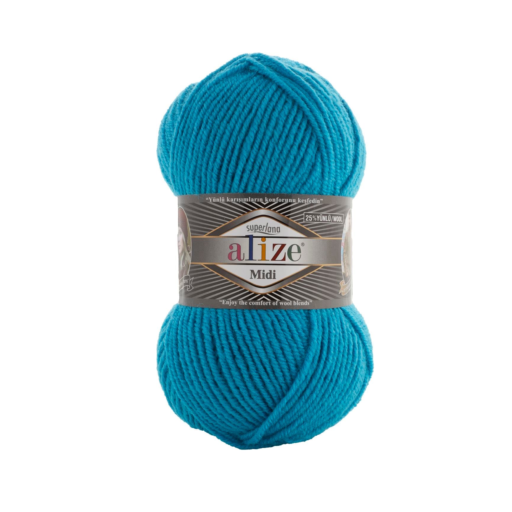 Alize Superlana Midi Turkuaz 484