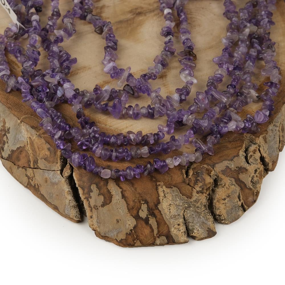 Ametist Taşı Kırık Doğal Taş Dizisi