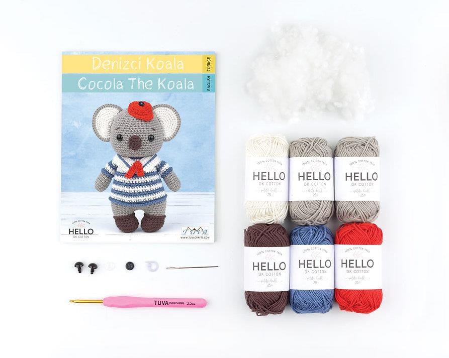 Amigurumi Kit Denizci Koala