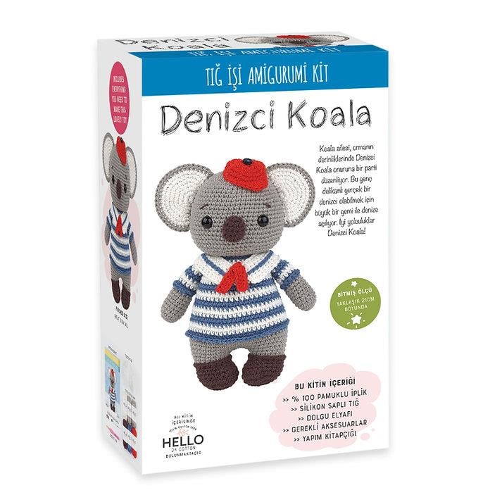 Amigurumi Kit Denizci Koala