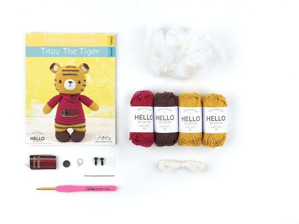 Amigurumi Kit Meraklı Kaplan