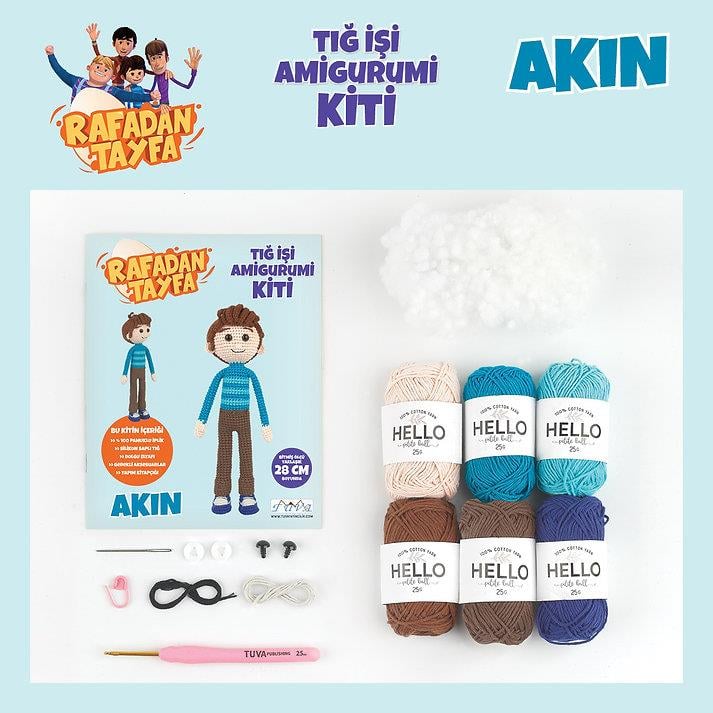 Amigurumi Kit Rafadan Tayfa Akın