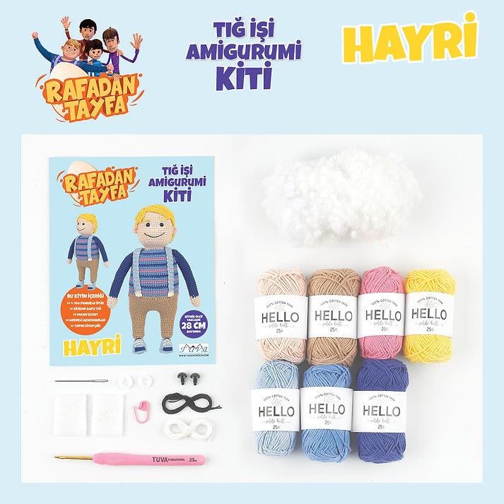 Amigurumi Kit Rafadan Tayfa Hayri