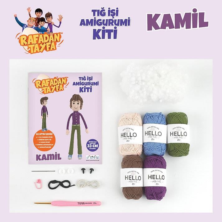 Amigurumi Kit Rafadan Tayfa Kamil