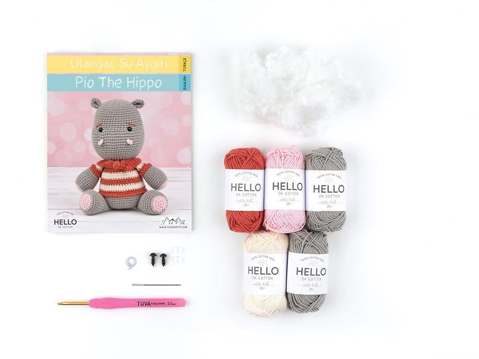 Amigurumi Kit Utangaç Su Aygırı