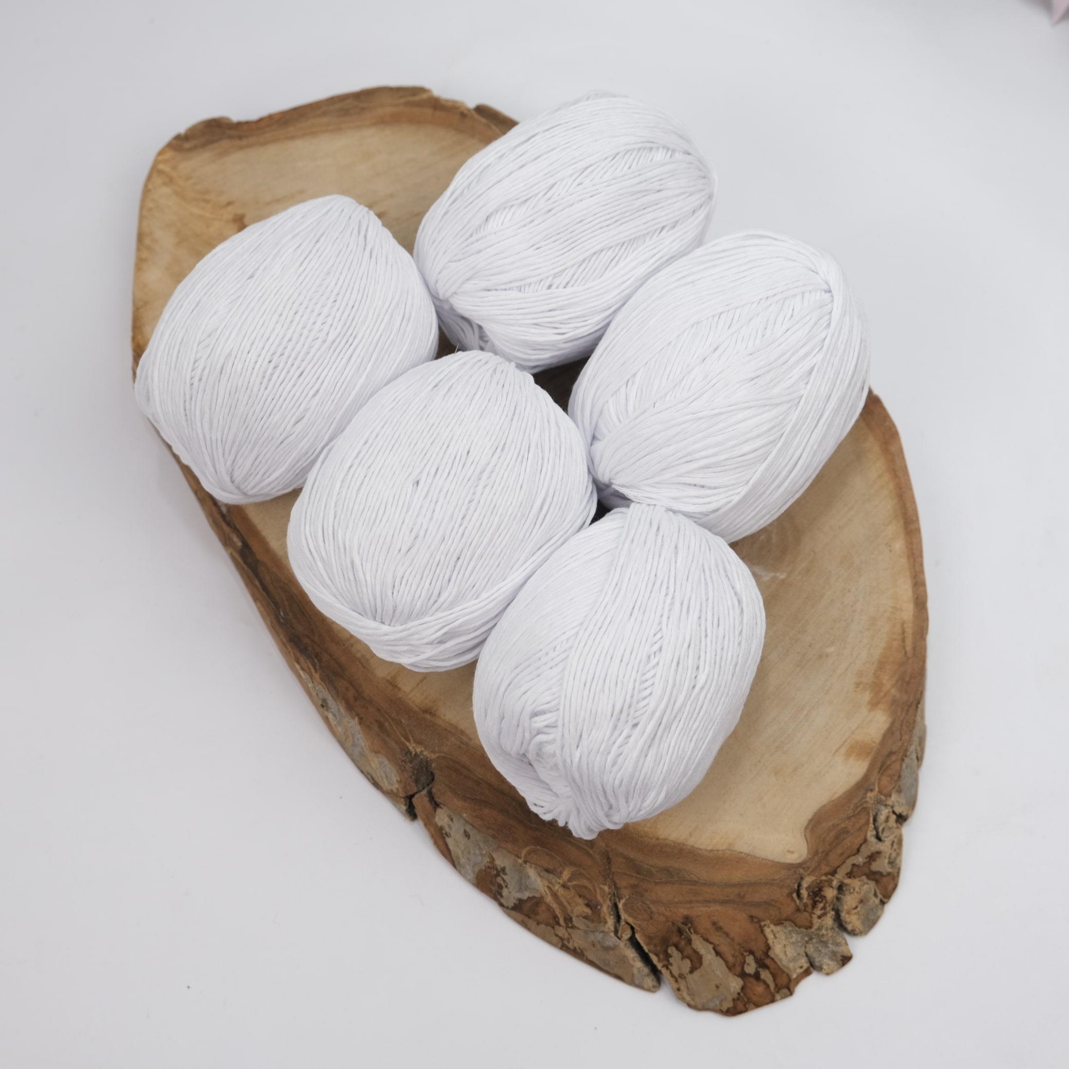 Aren Eco Baby Beyaz Cotton El Örgü İpi 5 Yumak