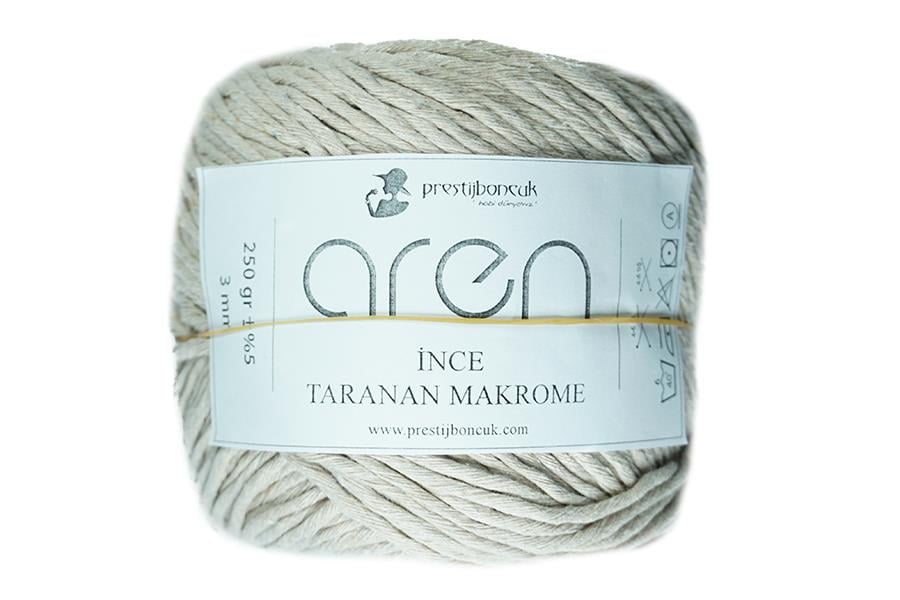 Bej Taranan Makrome İpi