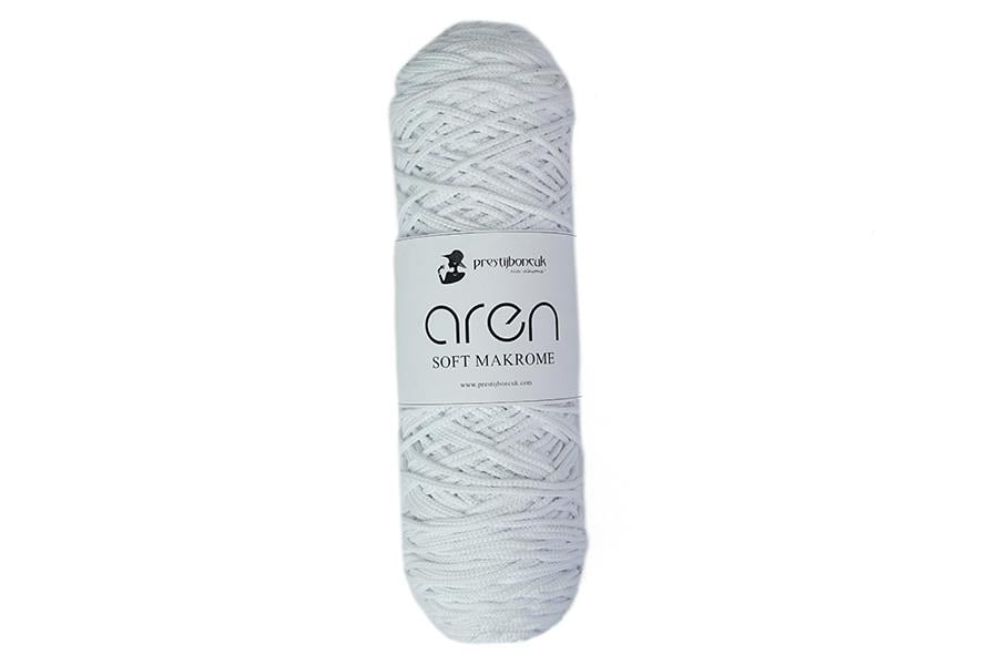Beyaz Polyester Makrome İpi