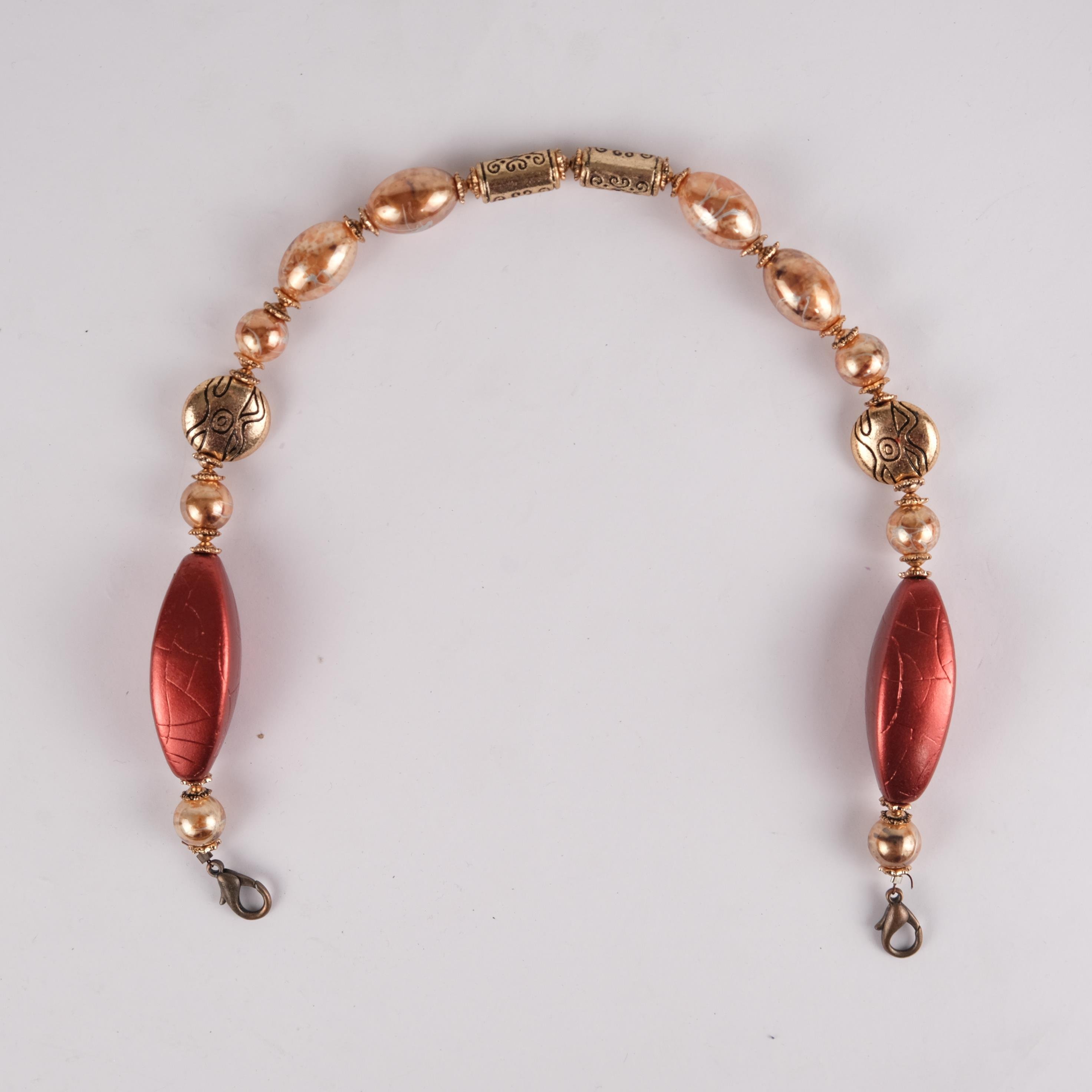 Boncuklu Çanta Sapı 44 cm Model-5