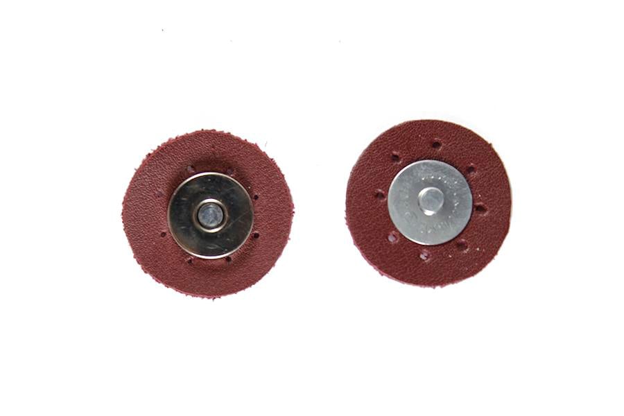 Bordo Mıknatıslı Deri Çanta Klipsi 35 mm