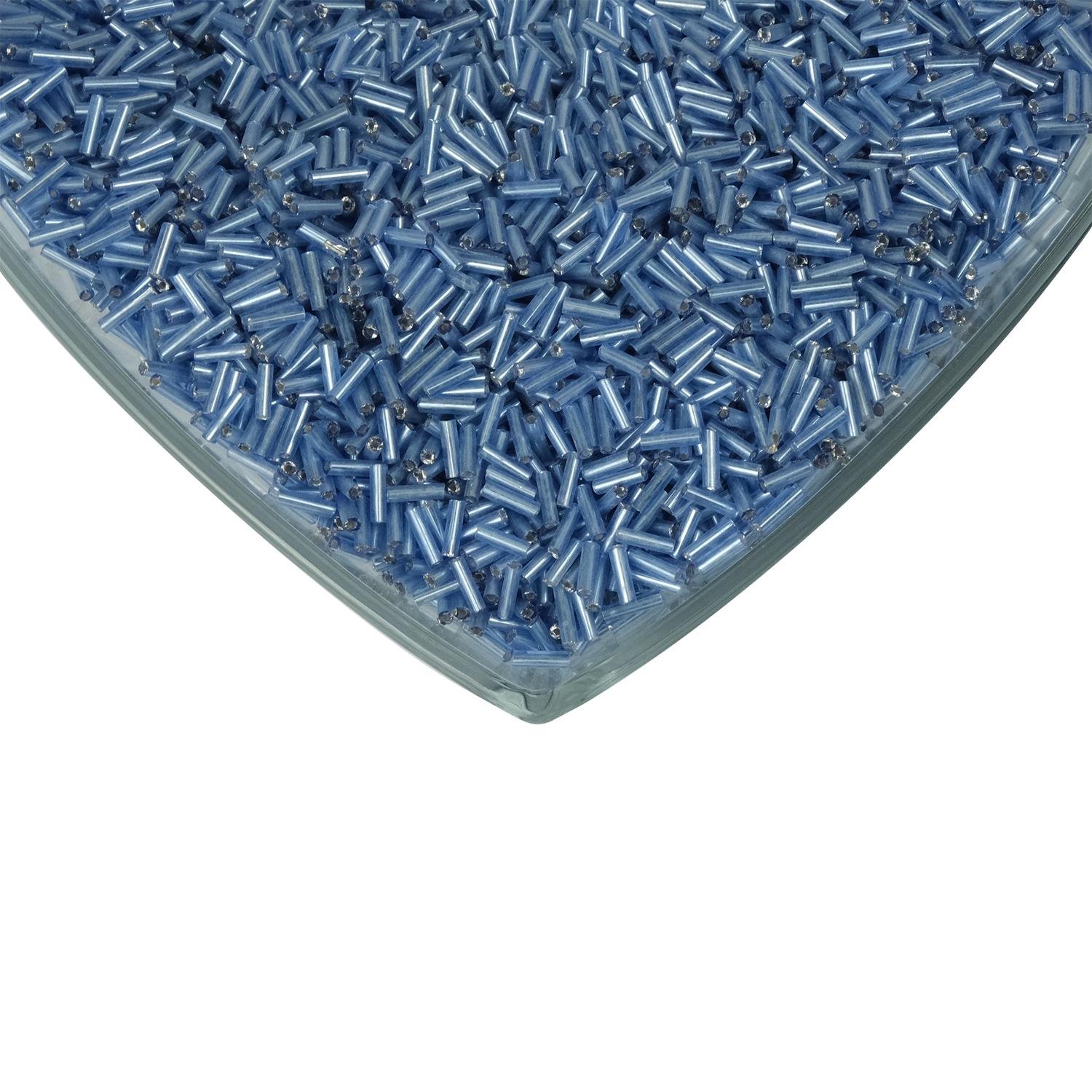 Boru Boncuk Mavi 500 Gram