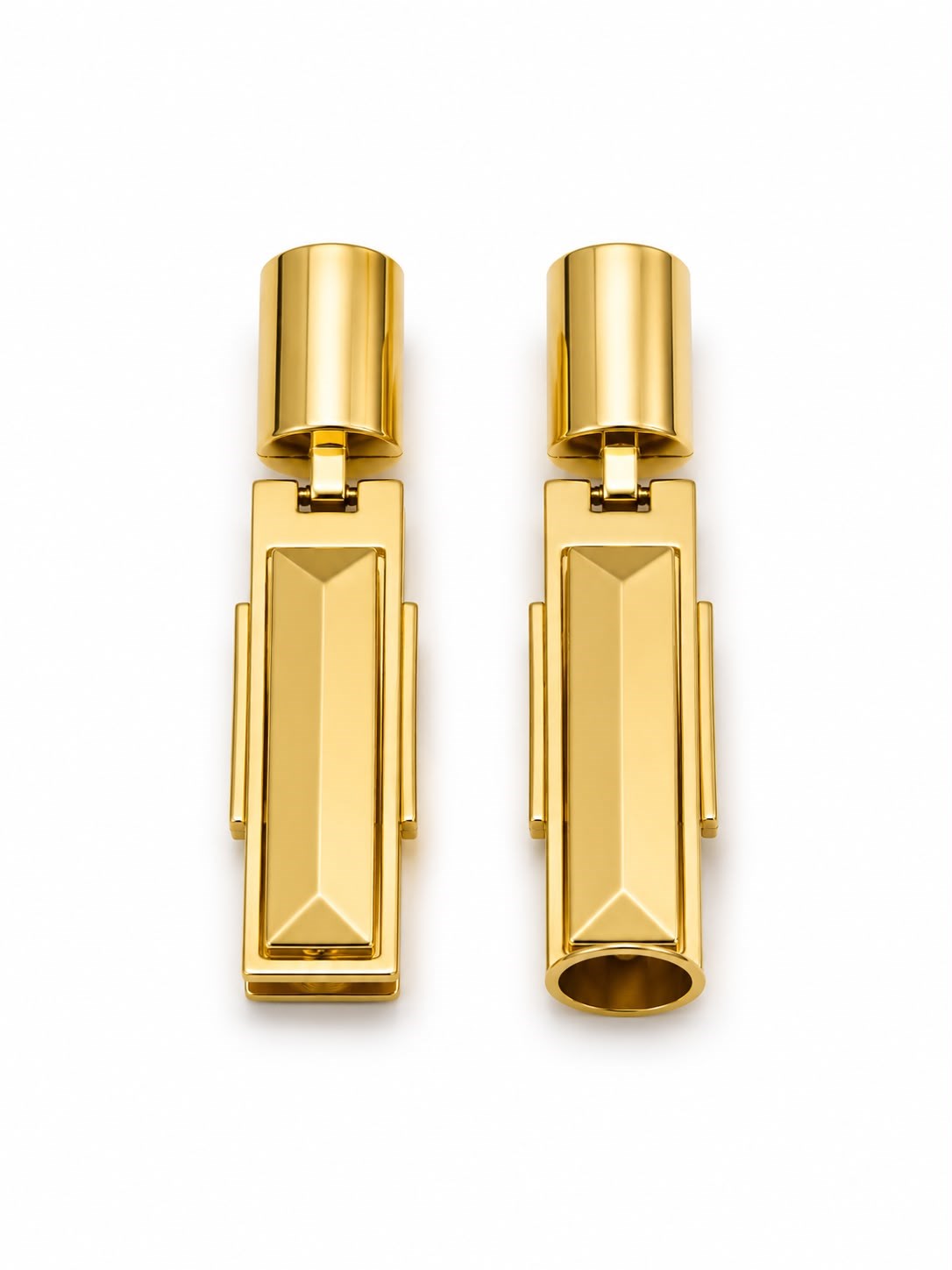 Çanta Aksesuarı Kancalı Kovan Çift (6.5 cm - 15 mm) - Gold Renk