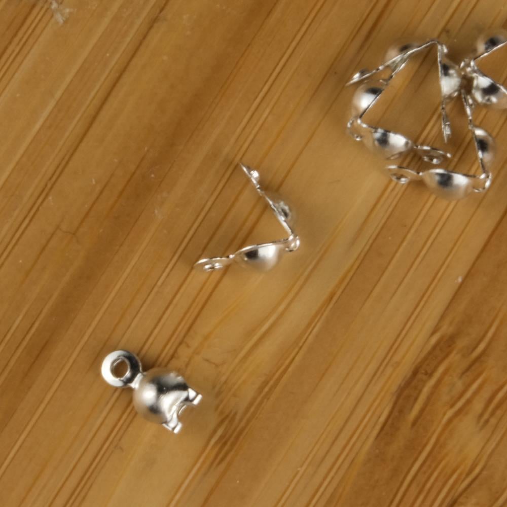 Çift Halkalı Nikel Düğüm Gizleme Gümüş Renk