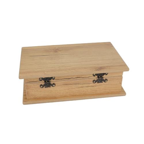 Dekoratif Hediyelik Klipsli Ahşap Kutu Model-01