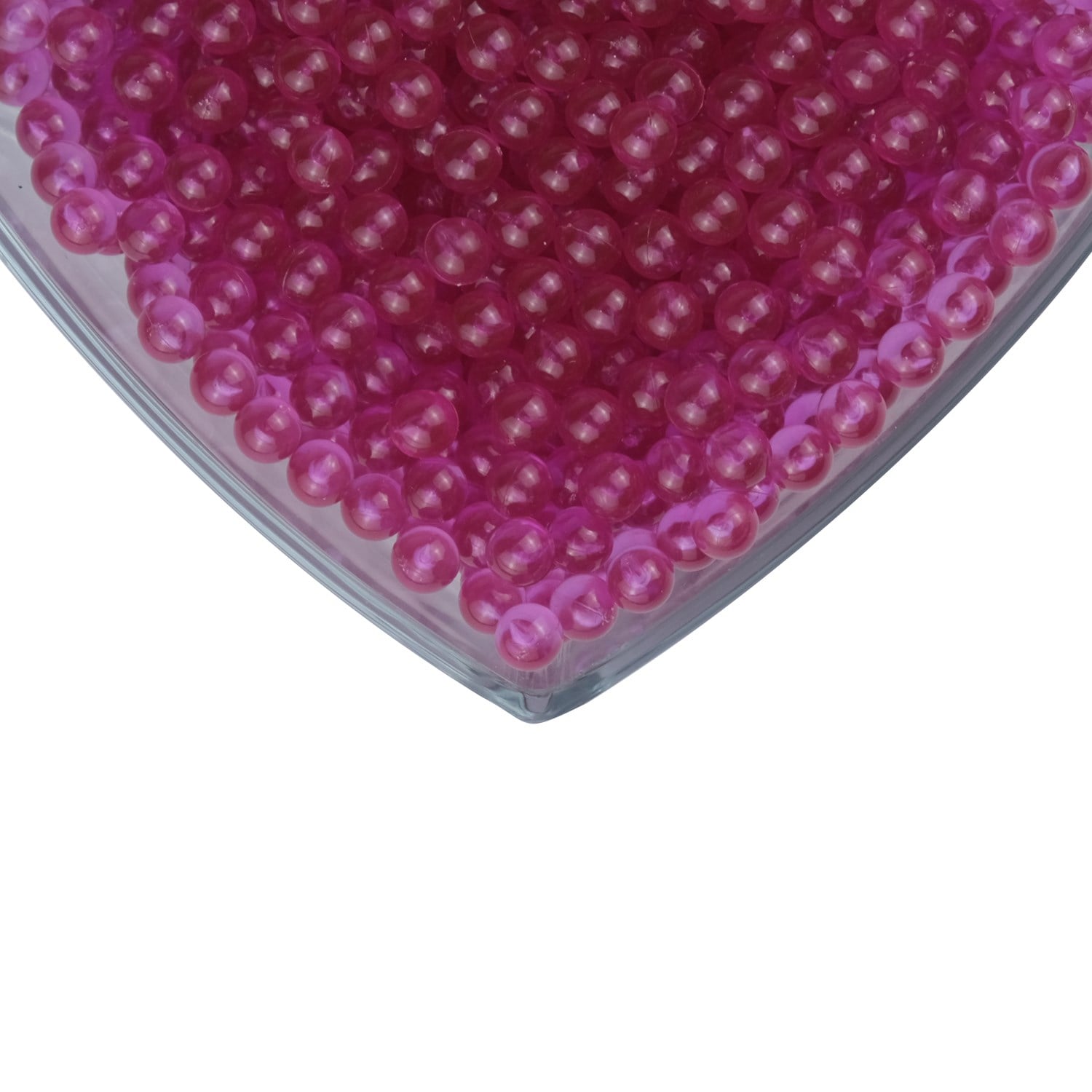 Deliksiz Kabak Boncuğu 8 mm 100 gr Pembe