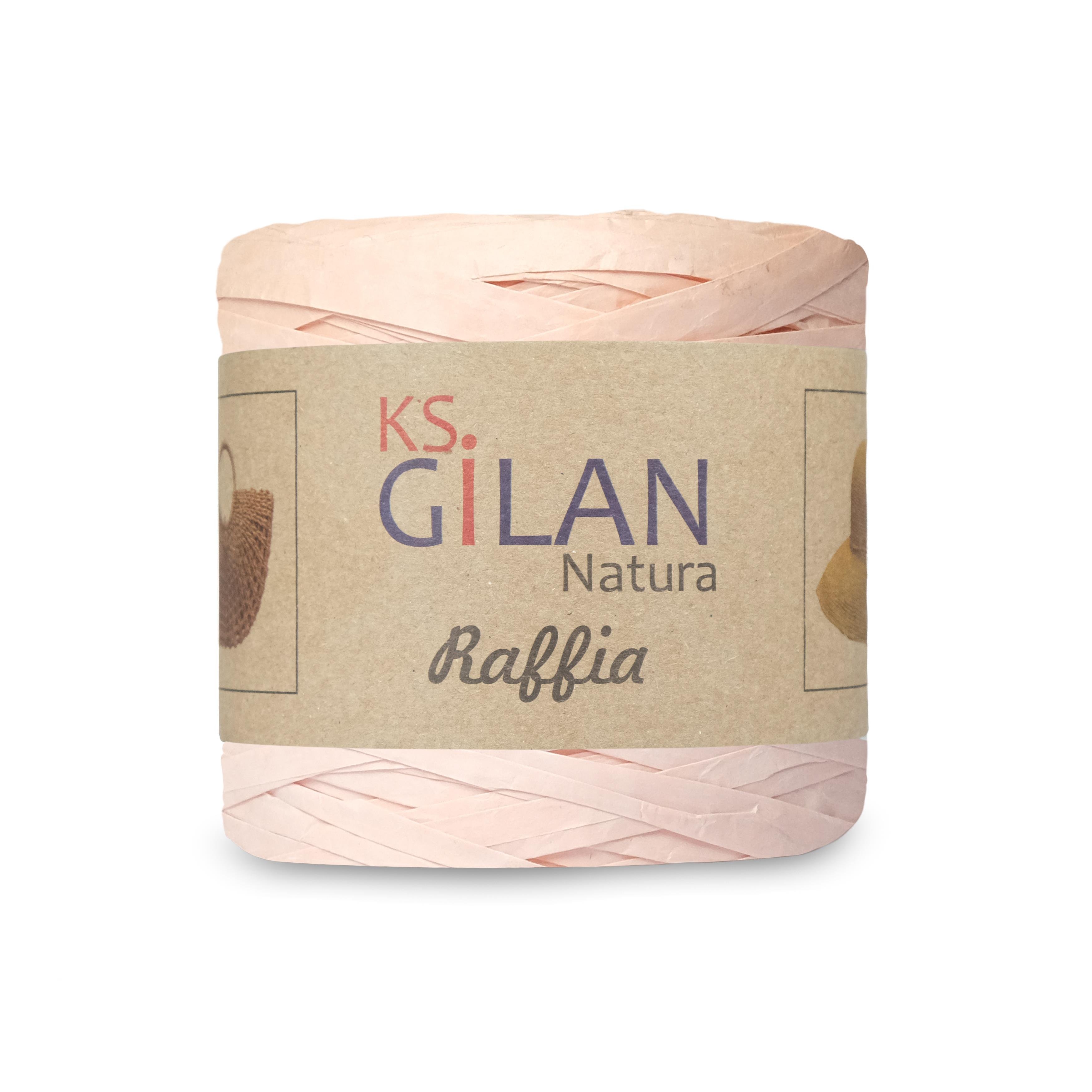 Doğal Rafya Uçuk Pembe