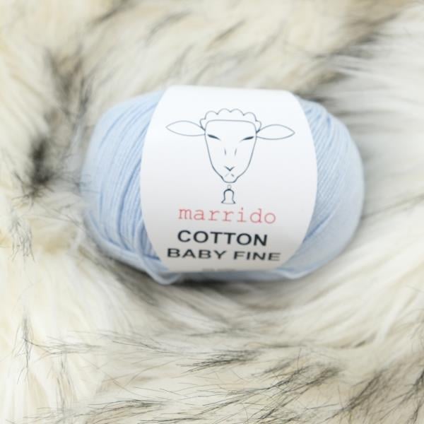 Ekonomik Cotton Amigurumi ve Punch İpi 50 Gram Açık Mavi 