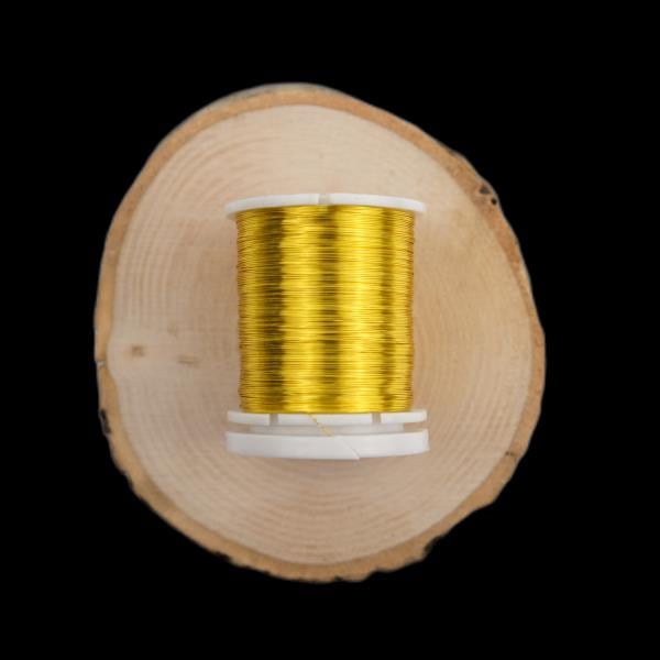 Emaye Kaplı Bakır Tel 0.30 mm Sarı Renk