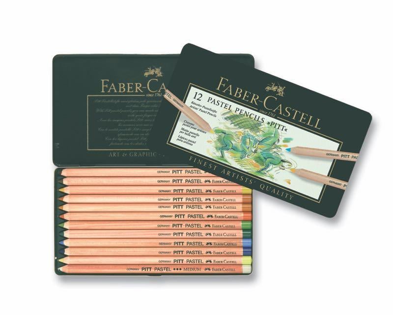 Faber Castell Pitt Pastel Boya Kalemi 12 Renk