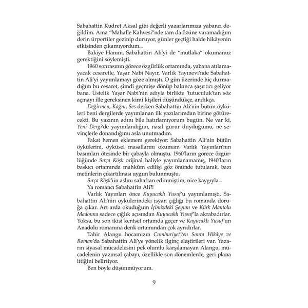 İçimizdeki Şeytan Sabahattin Ali Yapı Kredi Yayınları
