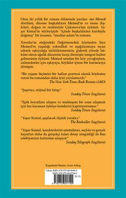 İnce Memed 1 Yaşar Kemal Yapı Kredi Yayınları