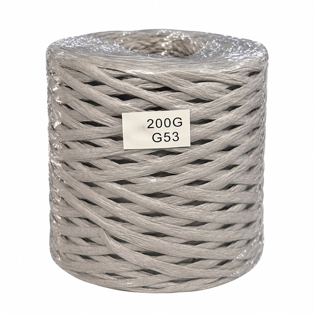 İthal Kağıt Rafya Çanta ve Hobi İpi 200g - G53 - Gri