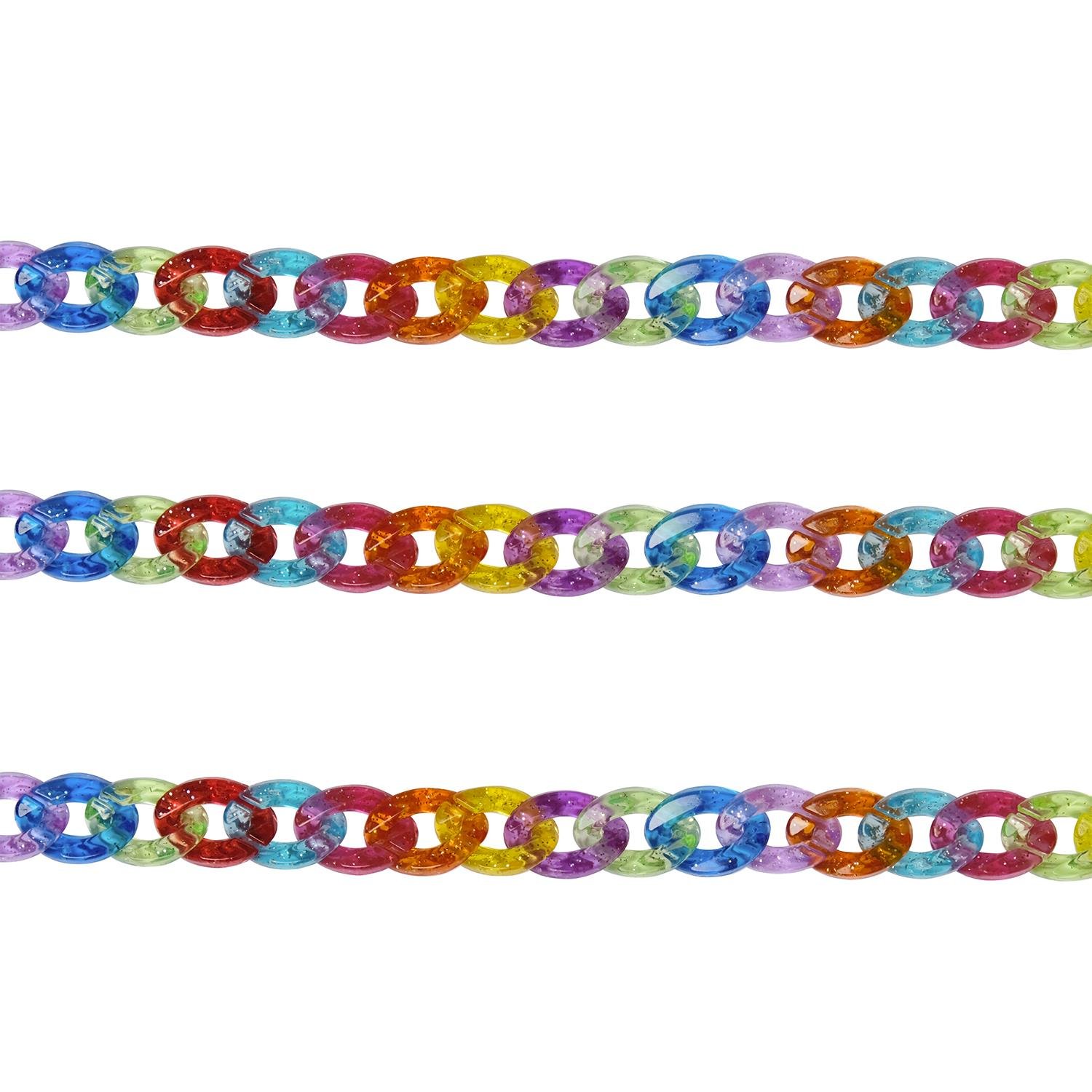Karışık Renkli Plastik Zincir Model-4